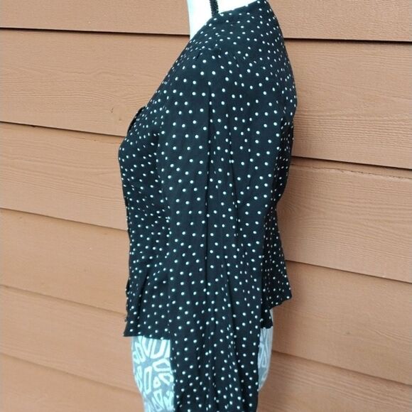 Essentials by ABS Polka Dot Blouse - Picture 5 of 14